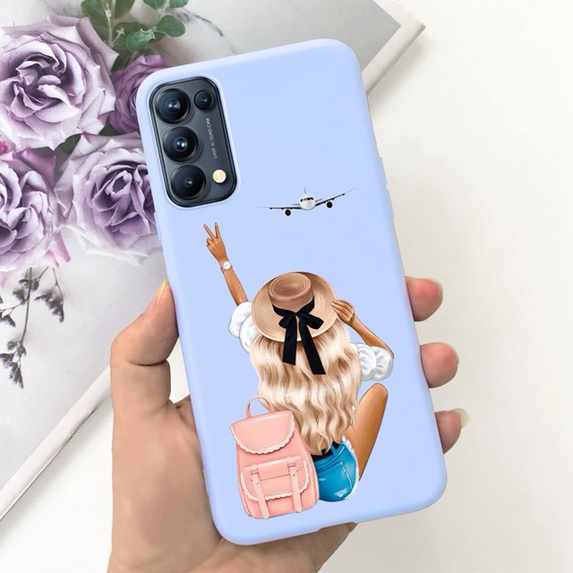 For OPPO Reno 5 5G Case Reno5 Pro Cover Fashion Painted TPU Soft Silicone Phone Cases For OPPO Reno 5 Pro Reno5 Shockproof Funda case-c45 For Reno 5 5G
