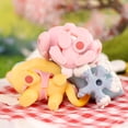 thumbnail image 2 of 3 PCS Minilpsshop Little Cat Dog Figurines,Shorthair Cat #339 Rabbit #557 Husky Puppy #2036 Mini Pet Toys, 2 of 6