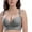 Grey, variant on Womens Sports Bra Mesh Underwire Bra Sheer Mesh Underwire Bra Women Plus Size Vest Crop Wire Bra Lingerie Sexy V Neck Workout Bra Black,50