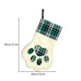 thumbnail image 3 of Cute Paw Shape Christmas Stocking For Gift Bag, Holiday Hanging Decor for Fireplace Mantel and Xmas Tree Gifts, 3 of 7