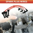 thumbnail image 3 of Cables de bobina de encendido de bujía de automóvil Unique Bargains, arnés de bobina de encendido, ajuste para Ford Focus 1998-2004 - Paquete de 4, 3 of 6