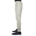 thumbnail image 3 of Ma Croix Men's Premium Slim Fit Fleece Jogger Sweatpants with Elastic Bottom, 3 of 5