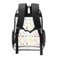 thumbnail image 2 of Kdxio Summer Rabbit Clear Backpack, Transparent Bookbag for School for Women Men, Capacity Clear Bag for College, Travel, 2 of 7