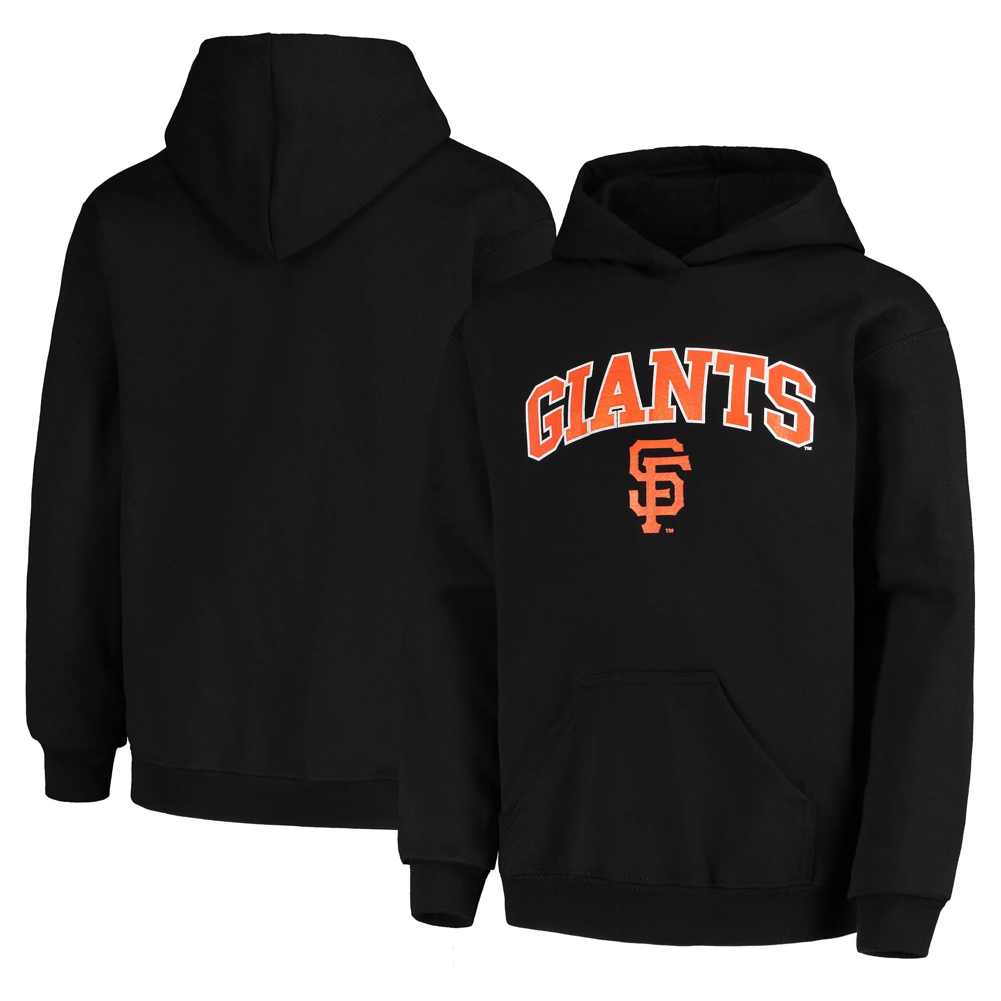 San Francisco Giants Stitches Youth Pullover Fleece Hoodie - Black - Walmart.com - Walmart.com
