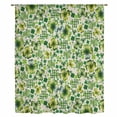 thumbnail image 2 of St. Patrick's Day Sheer Curtains 84 Inches Long, Lucky Shamrocks Vintage Leaves Light Filering Curtains, Breathable Simi Curtain Privacy Drapes for Living Room Bedroom Lightweight Window Treatment, 2 of 9