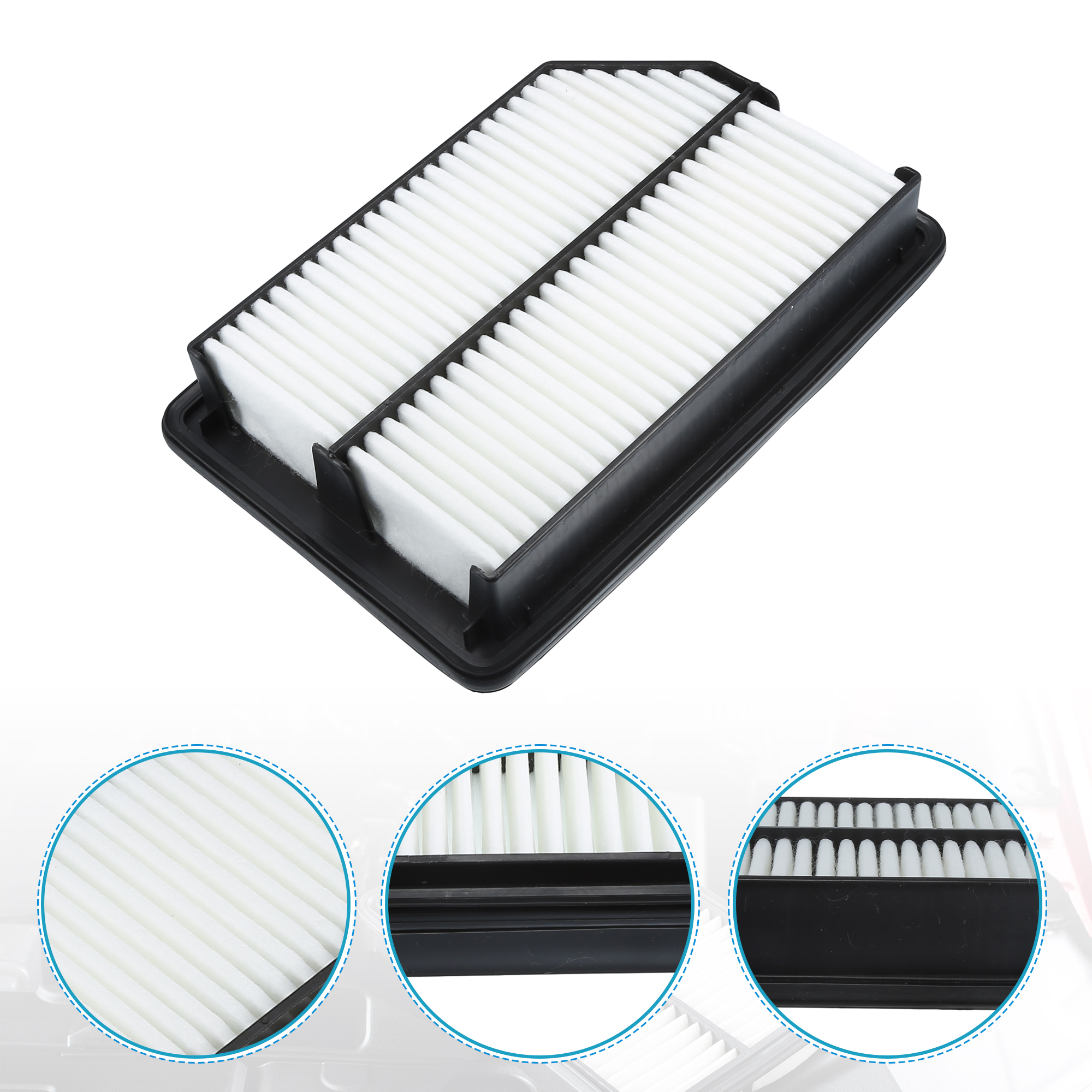 Unique Bargains 17220RLF000 Car Engine Air Filter for Honda Odyssey RB3 RB4 Replacement
