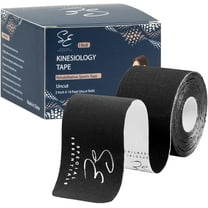 Special Essentials Kinesiology Tape - Premium Cotton Waterproof Sports Tape for Targeted Muscle Support, Pain Relief, & Enhanced Performance 20 Count, 10” Precut & Uncut Strips