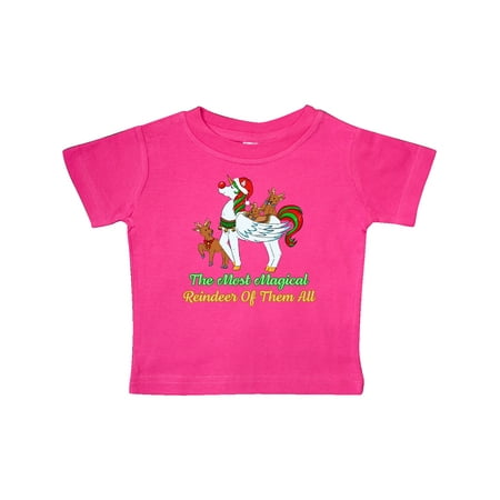 

Inktastic The Most Magical Reindeer Of Them All Gift Baby Boy or Baby Girl T-Shirt