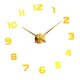 thumbnail image 2 of Simple Arte Moderno DIY Extraíble de DIY Acrílico 3D Superficie de Espejo de Pared Reloj Decorativo de dorado perfecl  Reloj de pared 3D DIY, 2 of 6