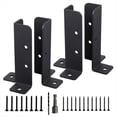 thumbnail image 1 of 4 Soportes Ajustables para Base de Anclaje de Poste de Cubierta, Cerca para Pérgola, Barandilla, Buzón, Pabellón, Herramienta de Jardín, 1 of 6