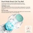 thumbnail image 4 of Ruiboury Jouet Électrique Intelligent pour Chat Balle Roulante Automatique Jouets Rechargeables Résistants aux Rayures pour Jouer à l'Intérieur Bleu, 4 of 6