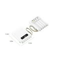 thumbnail image 3 of Taicans Power Bank,Power Bank Portable Charger,Mini Power Bank 6000mAh,10w Max Fast Charging Portable Charger with Built-in Cables,USB C Phone Battery Pack for All Phone（White）, 3 of 6