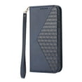 thumbnail image 5 of Tarise for Samsung Galaxy S21 FE 5G Flip Cover, Luxury PU Leather Shockproof Folding Kickstand Card Holder Pocket Wallet Wrist Strap Handbag Magnetic Phone Case for Samsung S21 FE 6.4 inch, Blue, 5 of 9