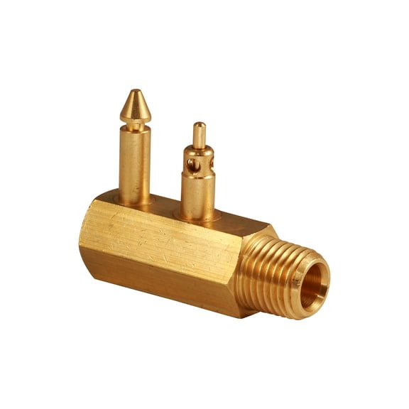 Attwood 8883-6 Brass Quick-Connect Tank Fitting 1/4-Inch NPT Male Thread for Johnson/Evinrude/OMC