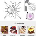 thumbnail image 4 of Dishwasher Safe Wire Whip 6 Wire Whisk Tilt-Head Stand Mixer for Egg, 4 of 5