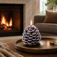 thumbnail image 7 of Cadancy Pine Cone Shape Scented Candles Soy Wax Aromatherapy Home Decor Tabletop Centerpiece Christmas Winter Holiday Decoration Indoor Fragrance Gift Set Party Seasonal Ornament, 7 of 7