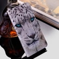 thumbnail image 6 of Allytech Flip PU Leather Case for iPhone 14 5G 2022 (6.1 inch), Hands Free Stand Magnetic Closure TPU Bumper Anti-Scratch Case for Apple iPhone 14, White Leopard, 6 of 6