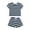 Black&&100, variant on CONROSES Baby Boys Summer Outfit Set Striped Short Sleeve T-Shirt Shorts Clothes Sets for Kids, Sizes 2-3 Years