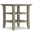 thumbnail image 5 of Simpli Home Acadian Wood 19" Square Transitional End Table in Gray, 5 of 11