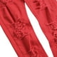 thumbnail image 4 of Pantalones vaqueros rectos de algodón con agujeros rotos para hombre, pantalones casuales de longitud completa, pantalones de poliéster para hombre, 4 of 8