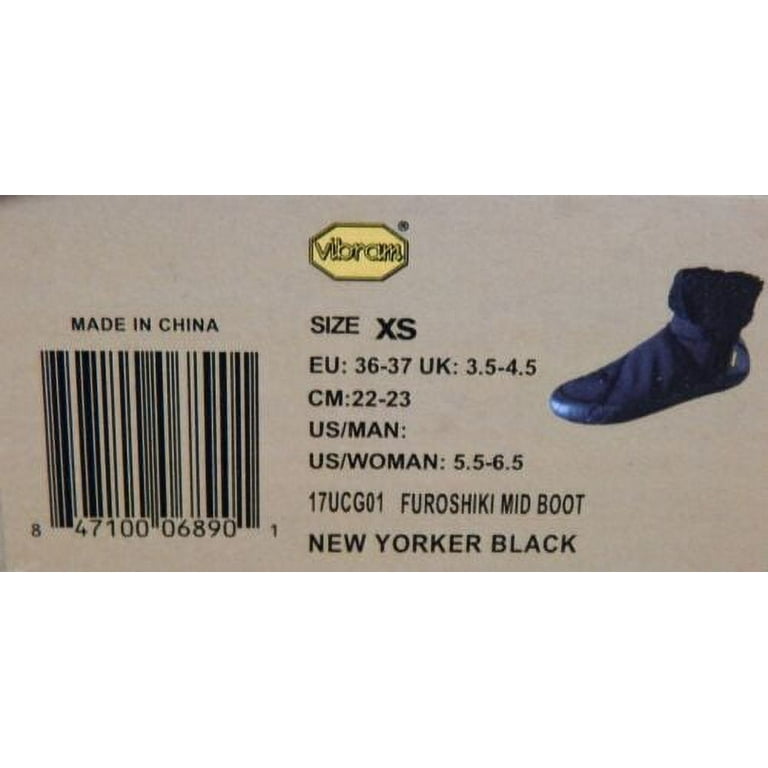 Vibram Furoshiki New Yorker Size XS 5.5 6.5 M EU 36 37 Women s Mid Boots 17UCG01