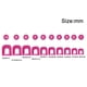 thumbnail image 4 of Clip de prevención de derrames de herramienta de arte de uñas en caja - Rosa roja Xemadio 2035817, 4 of 8