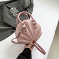 thumbnail image 3 of Bolso Hobo Bandolera Mujer Color Sólido PU Cuero Mano Noche, 3 of 9