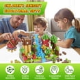 thumbnail image 2 of Juego de bloques de construcción magnéticos Fitrobust con 200 cubos para niños de 3 años o más, 2 of 7