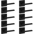 thumbnail image 1 of Poignée de Porte Mate Réversible Demi-Levier Factice Ne Se Retourne Pas Poignées de Porte Intérieures pour Porte de Garde-Robe Placard et Portes Françaises Poignée d'Armoire/poignées d'Armoire Déco Maison Moderne, 1 of 8