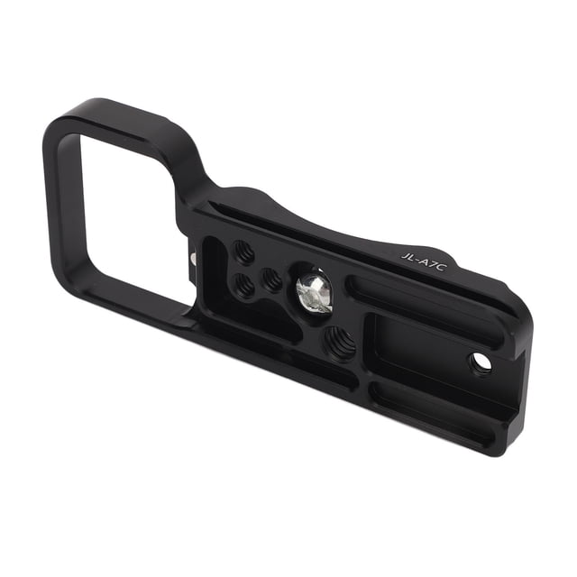 Placa de Liberación Rápida de la Cámaina vertical, 1/4 Pulgada 3/8 Pulgadas de Silicona Protectora Anodizante Qr L Soporta para Accessorio