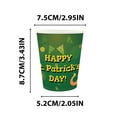 thumbnail image 3 of St Patricks Day Clearance Holiday Deals! PRETXORVE St Patricks Day Decorations, St. Patrick's Day Party Theme Tableware Set Disposable Decorative Tableware Paper Set, 3 of 7
