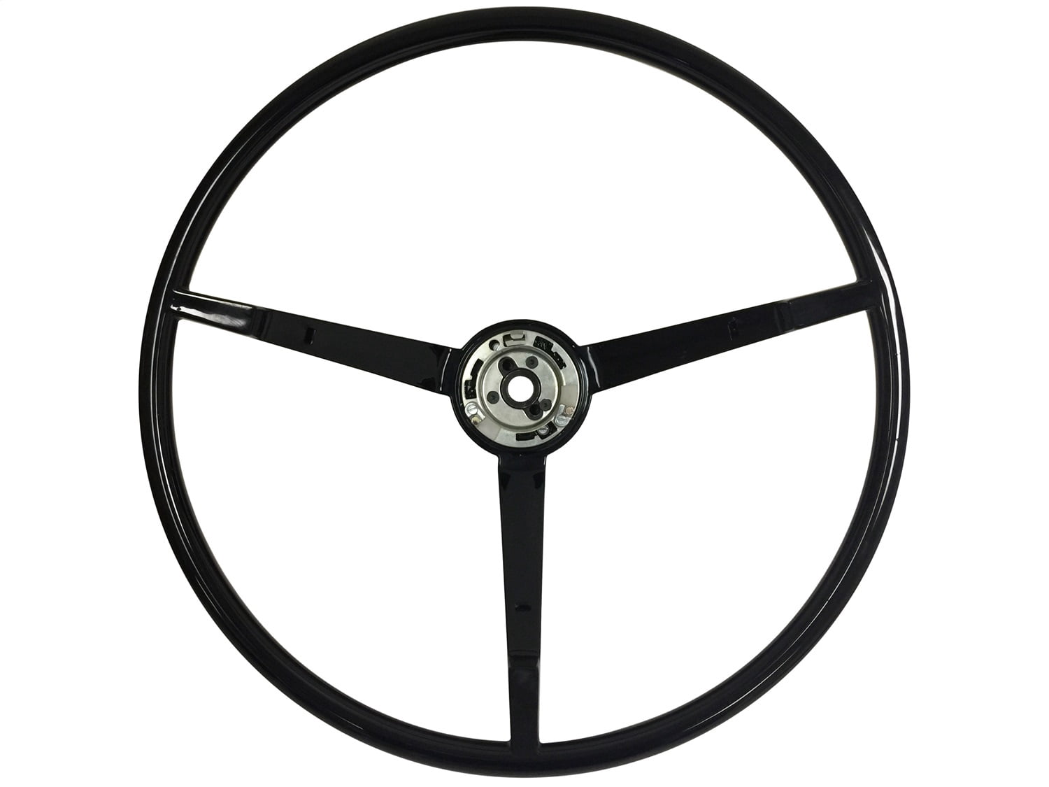 Volante Steering Wheels; OE Series 196566 Ford Mustang Black