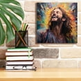 thumbnail image 6 of Epic Graffiti 'Jesus - Rapture In Rain And Radiance'  by Ivan Guaderrama Canvas Wall Art, 12" x 12", 6 of 8