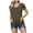 Green, variant on Women's Short Sleeve Maternity Shirts Summer Solid Color Casual Round Neck Nursing Tee Tops Loose Fit Comfortable Pregnancy T-shirts for Women
