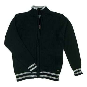 Little Boys Zip Up Cardigan Sweater Little Kid to Big Kid