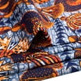 thumbnail image 3 of BintaRealWax African Batik Fabric Ankara Wax Print Kente Bronzing Gold Stamping Fabric 6 Yards Handmade DIY Clothing, Multi Purpose Fabric, 3 of 5