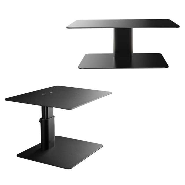 Soporte de escritorio para monitor, soporte para monitor de altura ajustable, soporte para monitor de alta capacidad