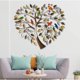 thumbnail image 2 of Árbol genealógico de la vida en forma de corazón, arte de pared de metal, decoración del hogar, 2 of 5
