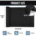 thumbnail image 2 of OVYEOFR 16.4 x 3 ft Commercial Carpet Entrance Mats, Non Slip Commercial Floor Mat Runner Rug Utility Mat, Black, 2 of 13