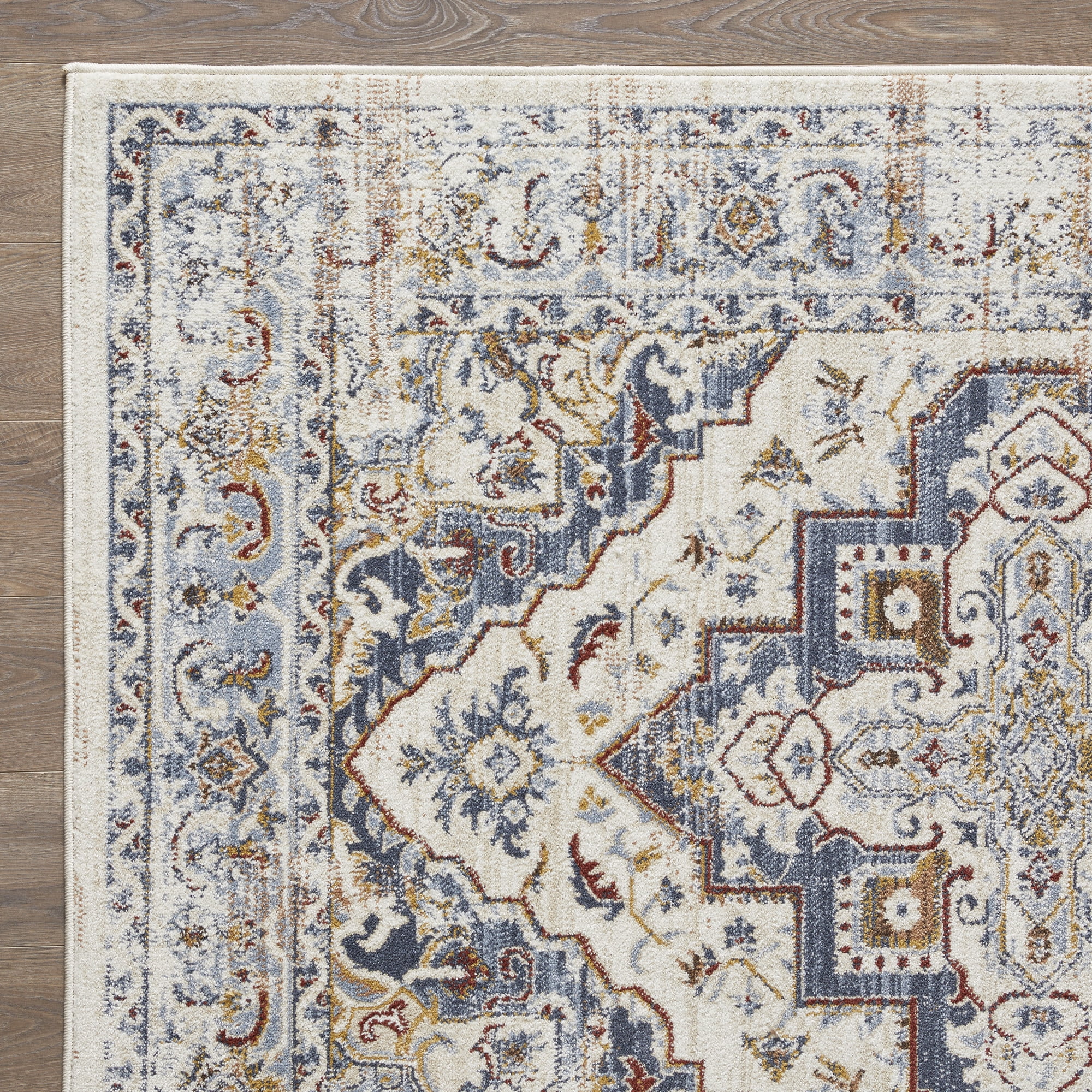 Loomaknoti Alsbrooke Bartleigh 5' x 7' Ivory Oriental Indoor Area Rug