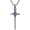 Skull-2, variant on Gothic Punk Skull Cross Pendant Necklace, Stainless Steel Adjustable Chain for Men & Women, Dark Elegant Everyday Jewelry