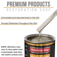 thumbnail image 4 of Cashmere Gold Metallic Quart URETHANE BASECOAT CLEARCOAT Car Auto Body Paint Kit, 4 of 6