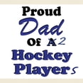 thumbnail image 3 of CafePress - Dad 2 Hockey Players Ash Grey T Shirt - Men's Classic Graphic T-Shirt, 3 of 4