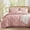 04 Pink, variant on U by Bedsure Full Comforter Set Slate Blue, Bed in a Bag Full Size Bedding, 7 Pieces Pinch Pleat All Season Comforter