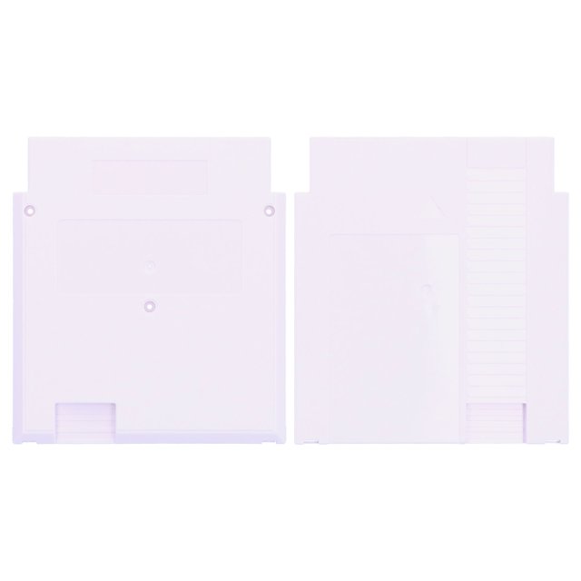 Carcasa De Cartucho De 60 A 72 Pines, 5,2 X 4,6 X 0,7 Pulgadas, Reemplazo De Carcasa De Cartucho De Juego De Sellado Fuerte Para Carcasa Original De 72 Pines Para NES Para Instalar Fugacal Blanco