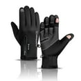 thumbnail image 1 of Winter Gloves for Touchscreen Use - Windproof Cold Weather Gloves for Driving, Cycling & Running with Double Fleece Liner, 1 of 1
