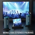 thumbnail image 3 of Altavoz Bluetooth Ortizan Portable IPX7 Resistente al Agua 24W Azul, 3 of 7