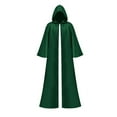 thumbnail image 3 of Cape à Capuche d'Halloween, Robe Gothique Sorcier, Longue Cape à Capuche pour Performance en Club, 3 of 10
