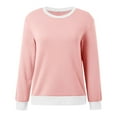thumbnail image 4 of Byoo Big Girls Solid Sweatshirt Full Sleeve Crew Neck Pullover Shirts Casual Soft Outerwear Kid Clothing, 4 of 4