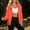 Orange, variant on Womens Lightweight Waterproof Zip Up Hooded Jacket Packable Casual Outdoor Hiking Travel Windbreaker Coat